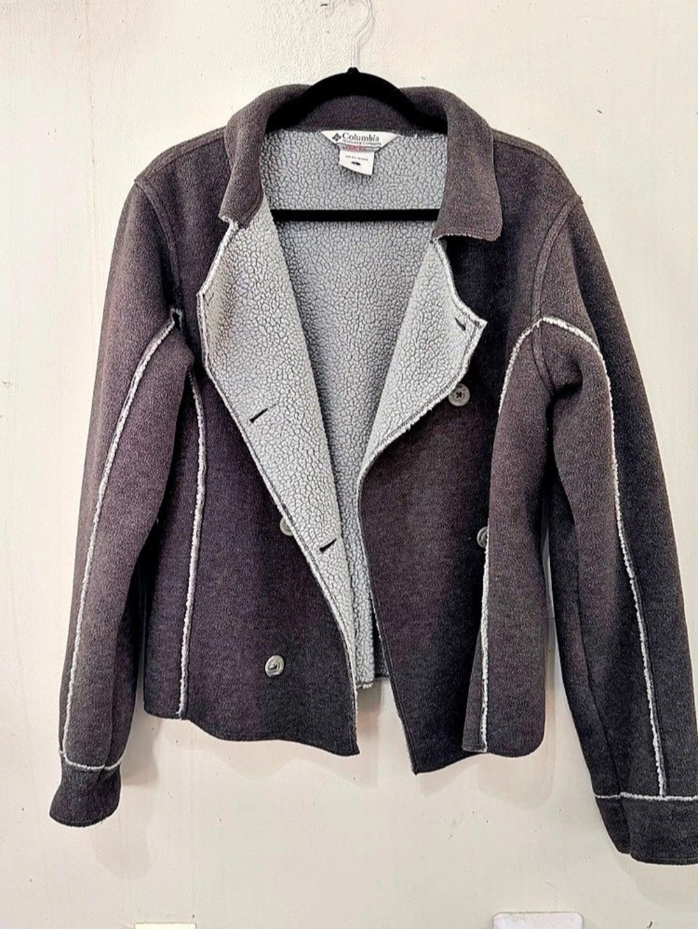 Columbia Vertex Fleece Jacket Brown & Gray Large